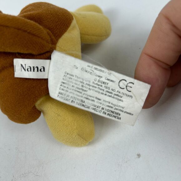 Disney Nana St. Bernard Dog Peter Pan Mini Bean Bag Plush 6-Inch Stuffed Animal - Picture 9 of 9